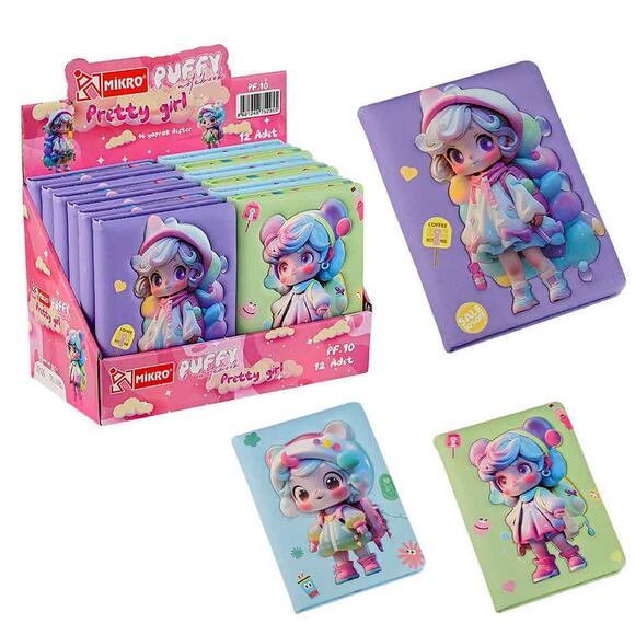 Mikro Puffy Pretty Girl Not Defteri PF-10