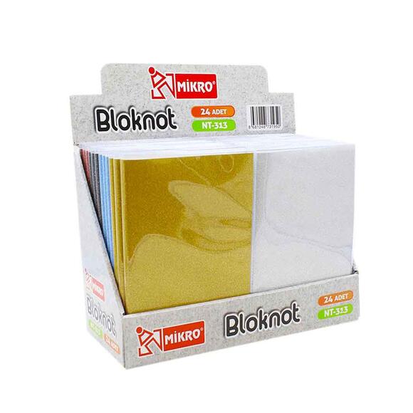 Mikro Pvc Kapaklı Çizgili Bloknot Nt-313