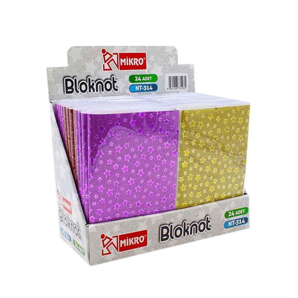Mikro Pvc Kapaklı Çizgili Bloknot Nt-314