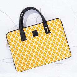 Minbag - Minbag 563-20 Marin Laptop Çantası Hardal Sarısı 13 İnç