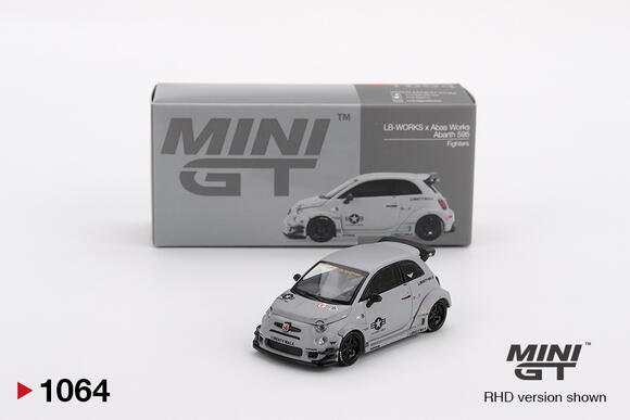 Mini GT 1:64 Abarth 595 LB-WORKS x Abas Works Fighters MGT01064