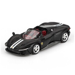 Markasız Oyuncak - Mini GT 1:64 BBR Ferrari SP3 Daytona Matt Black BBRFER64021