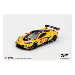 Mini GT - Mini GT 1:64 Chevrolet Corvette Z06 GT3.R #4 Corvette Racing by Pratt Miller Motorsports 2025 IMSA D