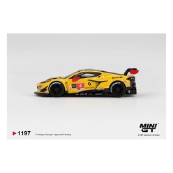 Mini GT 1:64 Chevrolet Corvette Z06 GT3.R #4 Corvette Racing by Pratt Miller Motorsports 2025 IMSA D - Thumbnail