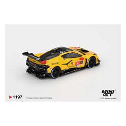 Mini GT 1:64 Chevrolet Corvette Z06 GT3.R #4 Corvette Racing by Pratt Miller Motorsports 2025 IMSA D - Thumbnail
