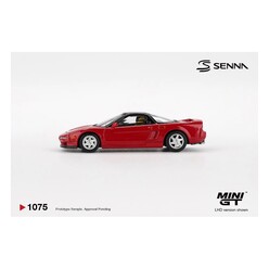 Mini GT 1:64 Honda NS-X Prototype Midship Sports 1989 Ayrton Senna Figürlü MGT01075 - Thumbnail