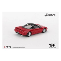 Mini GT 1:64 Honda NS-X Prototype Midship Sports 1989 Ayrton Senna Figürlü MGT01075 - Thumbnail