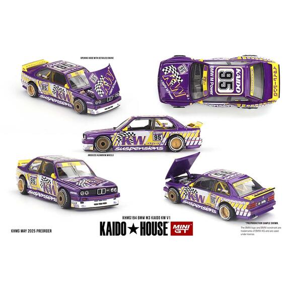 Mini GT 1:64 KaidoHouse BMW M3 Kaido KW V1 KHMG194