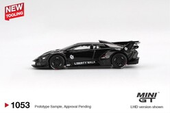 Mini GT 1:64 Lamborghini LB-Silhouette WORKS MURCIELAGO GT Evo Black MGT01053 - Thumbnail
