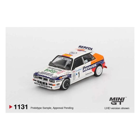 Mini GT 1:64 Lancia Delta HF Integrale Evoluzione #1 1993 Rallye Monte-Carlo MGT01131-BL
