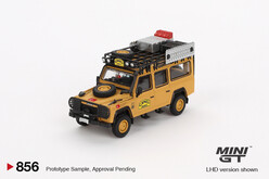 Mini GT 1:64 Land Rover Defender 110 1989 Camel Trophy Amazon Team Turkey Turkey Exclusive MGT00856 - Thumbnail