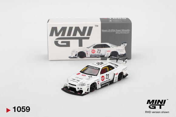 Mini GT 1:64 Nissan LB-ER34 Super Silhouette ATHLETE/COLLET MGT01059 MGT01059
