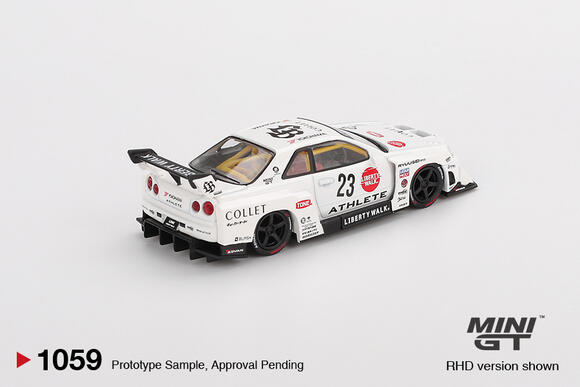 Mini GT 1:64 Nissan LB-ER34 Super Silhouette ATHLETE/COLLET MGT01059 MGT01059