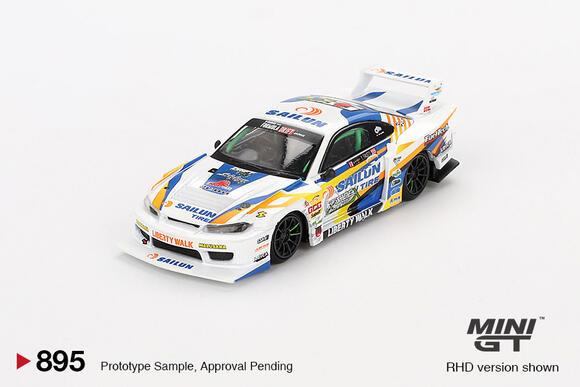 Mini GT 1:64 Nissan LB-Super Silhouette S15 Sılvıa 2023 Formula Drift Japan MGT00895