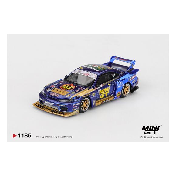 Mini GT 1:64 Nissan LB-Super Silhouette S15 Silvia Team Mini GT Liberty Walk 2025 Formula Drift GT01