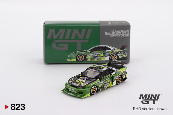 Mini GT 1:64 Nissan LB-Super Silhouette S15 SILVIA V2 2024 Formula Drift Japan MGT00823