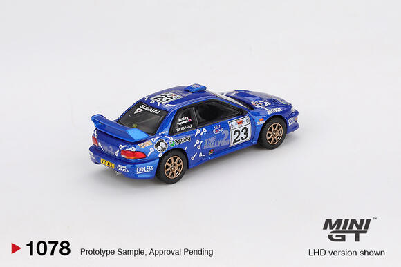 Mini GT 1:64 Subaru Impreza WRC99 #23 2000 Acropolis Rally MGT01078