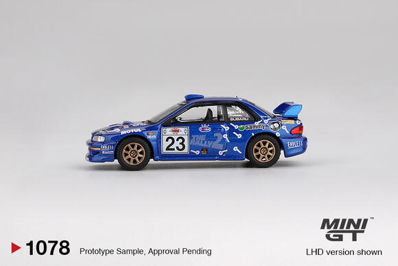 Mini GT 1:64 Subaru Impreza WRC99 #23 2000 Acropolis Rally MGT01078