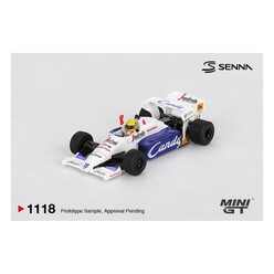 Mini GT - Mini GT 1:64 Toleman TG184 #19 Ayrton Senna 1984 Monaco Grand Prix 2nd Place GT01118