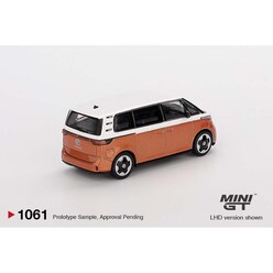 Mini GT 1:64 Volkswagen ID.Buzz Candy White / Energetic Orange MGT01061 - Thumbnail