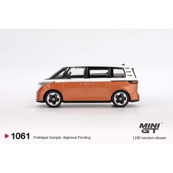 Mini GT 1:64 Volkswagen ID.Buzz Candy White / Energetic Orange MGT01061 - Thumbnail
