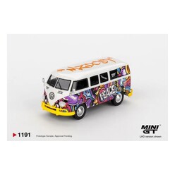 Mini GT - Mini GT 1:64 Volkswagen T1 Microbus Mizu Design 1967 MGT01191
