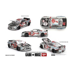 Mini GT - Mini GT x Kaido House 1:64 Nissan Skyline GT-R (R34) Kaido Star Racing V1 KHMG197