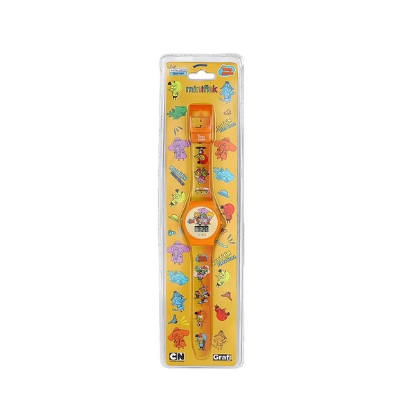 MiniFlak Lisanslı Kral Şakir Sarı Çocuk Kol Saati KS7152