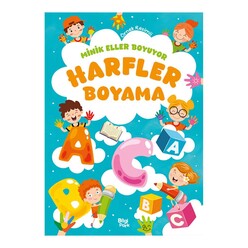 Minik Eller Boyuyor - Harfler Boyama Kitabı - Thumbnail