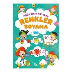 Minik Eller Boyuyor - Renkler Boyama Kitabı - Thumbnail