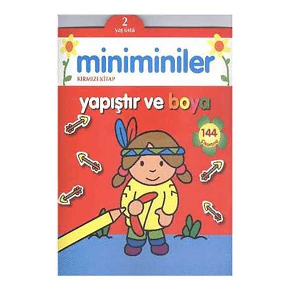 Miniminiler : Kırmızı Kitap Yapıştır ve Boya