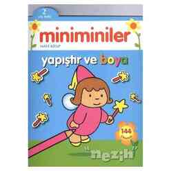 Miniminiler : Mavi Kitap Yapıştır ve Boya - Thumbnail