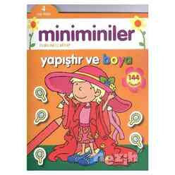 Miniminiler : Turuncu Kitap Yapıştır ve Boya - Thumbnail