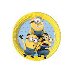 Minions Tabak 23 cm 8’li - Thumbnail