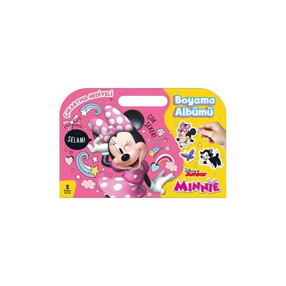 Minnie Çıkartma Hediyeli Boyama Albümü