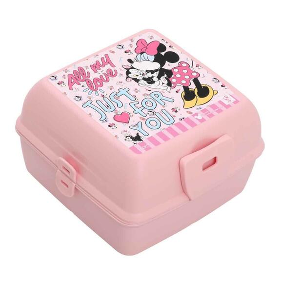 Minnie Mouse Desenli Pembe Beslenme Kabı 45540