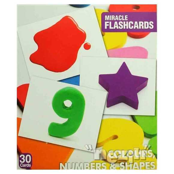 Miracle Flashcards - Colours, Numbers &Shapes