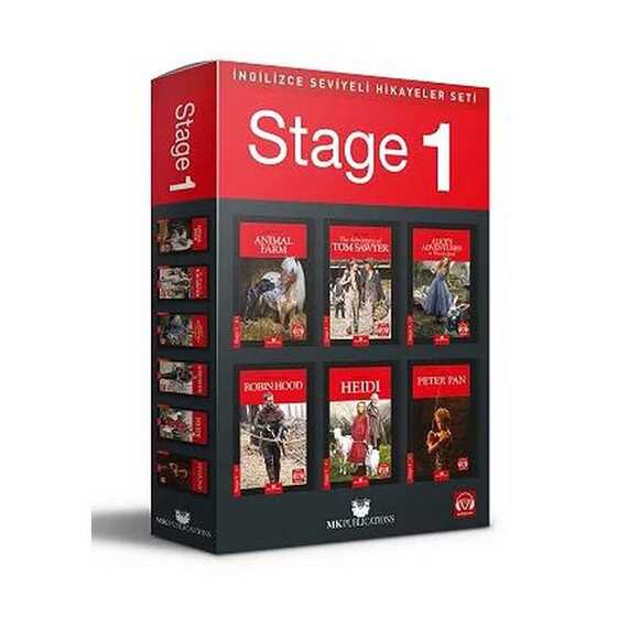 MK İngilizce Seviyeli Hikayeler Seti Stage 1