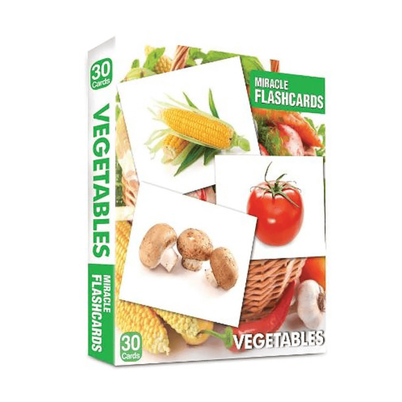 MK Vegetables Flashcards (Karton Kutulu)