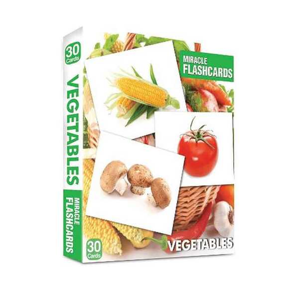 MK Vegetables Flashcards (Karton Kutulu)