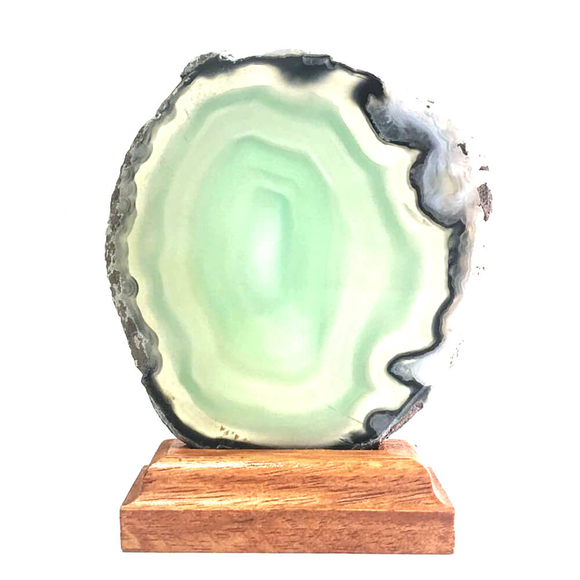 Mobisüs Ahşap Ayaklı Doğal Taş Dekor