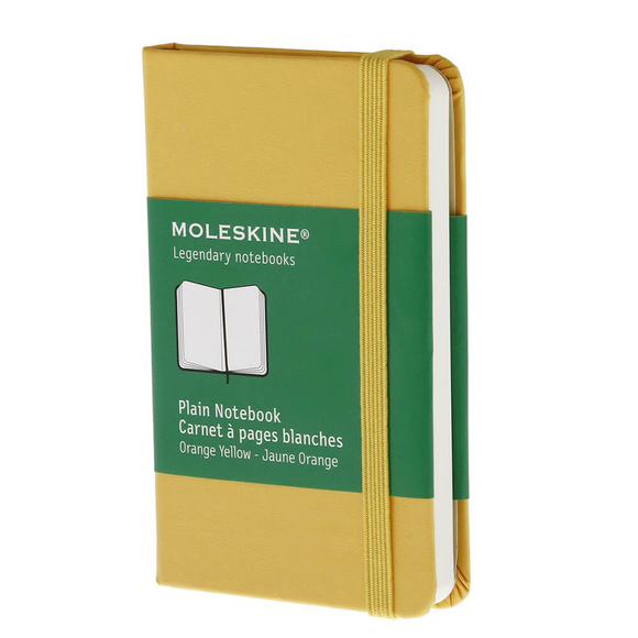 Moleskine Sert Kapak Düz Defter 6.5x10.5 cm Turuncu Sarı MP012N2