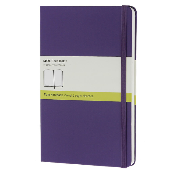 Moleskine Sert Kapak Düz Defter 9x14 cm Mor QP012H1