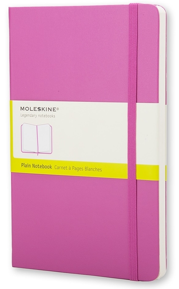 Moleskine Sert Kapak Düz Defter 9x14 cm Pembe R-6415