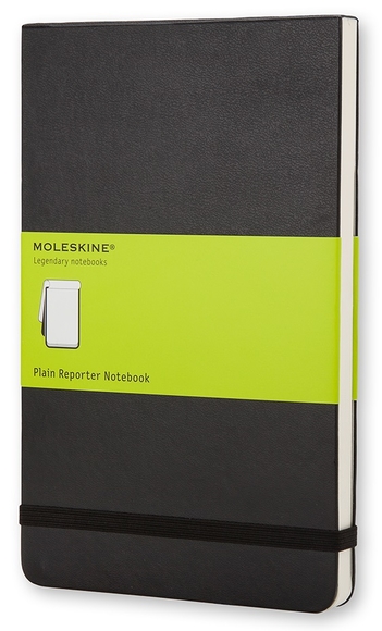 Moleskine Sert Kapak Düz Defter Reporter 9x14 cm Siyah 5502