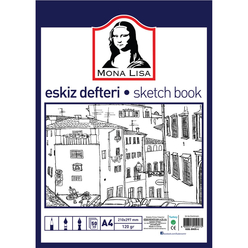 Mona Lisa Eskiz Defteri A4 120 gr 50 Yaprak BN05-4 - Thumbnail