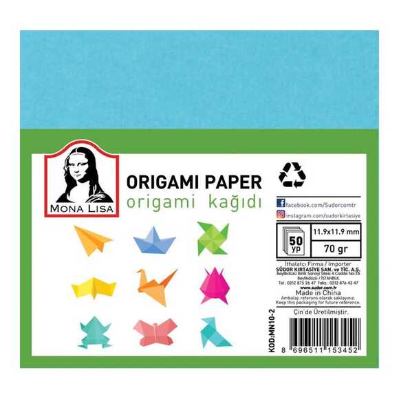 Mona Lisa Origami Kağıdı 11,9 x 11,9 50 Yaprak