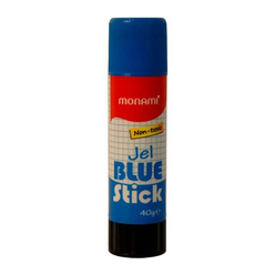 Monami Jel Glue Stick Yapıştırıcı 40 gr Mavi - Thumbnail