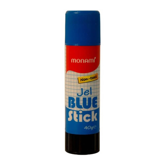Monami Jel Glue Stick Yapıştırıcı 40 gr Mavi