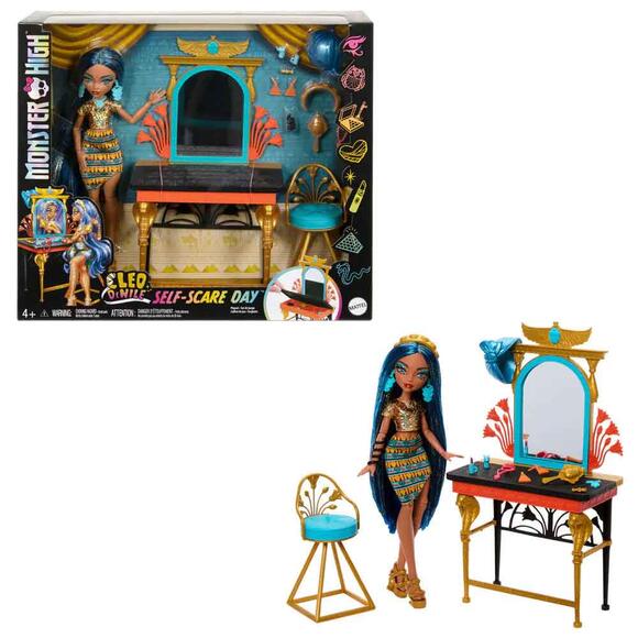 Monster High Cleo’nun Havalı Bakım Günü Oyun Seti HXH96
